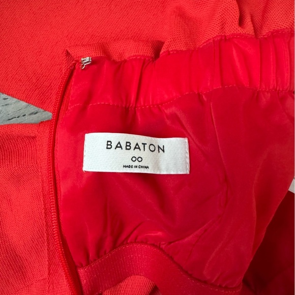 Babaton Red Ruffle Jumpsuit - Picture 5 of 8